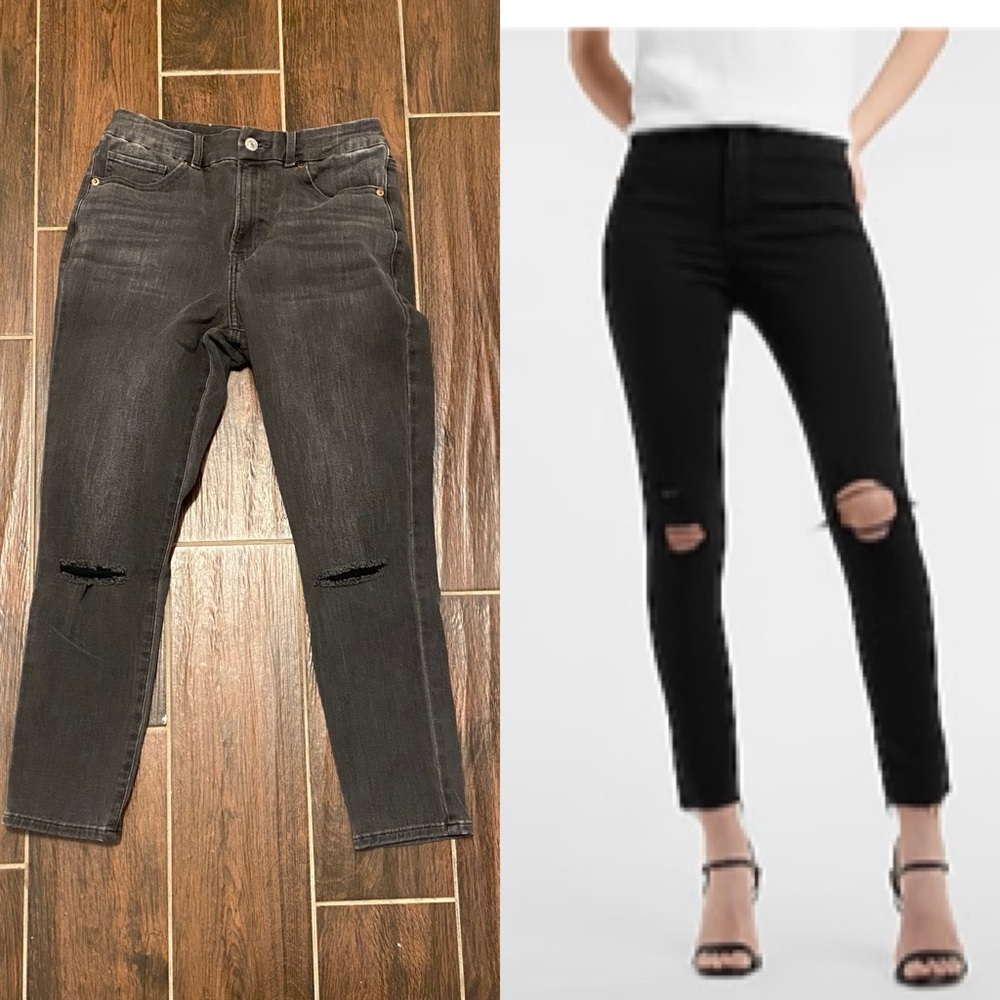 Cropped skinny jeans